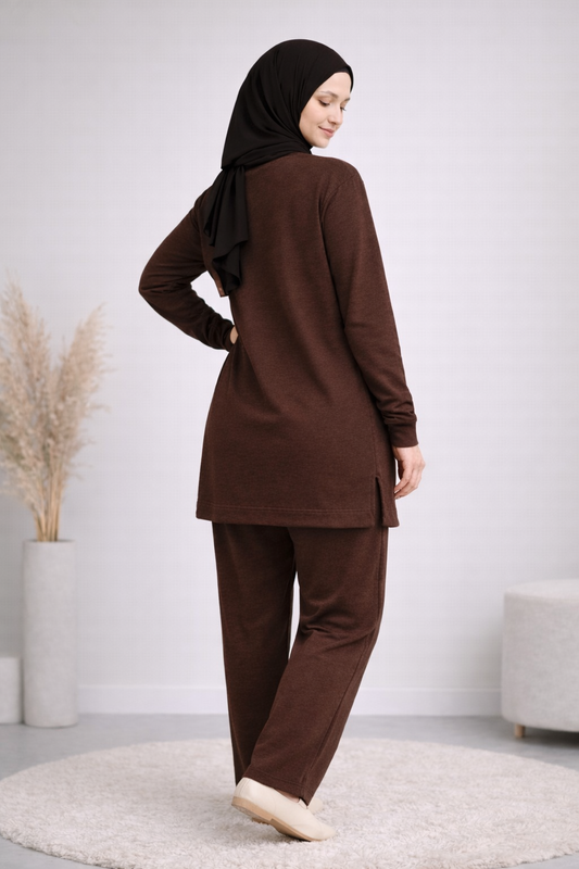 Armalı Vortex İkili Takım - Kahverengi