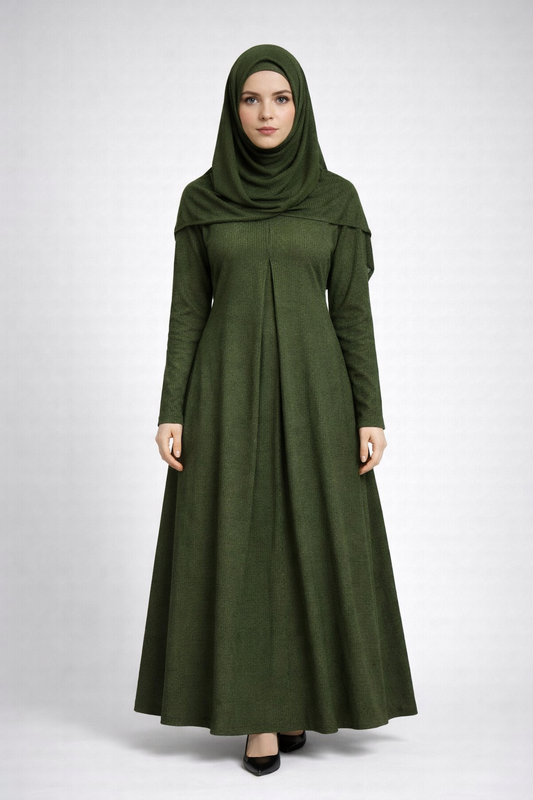 A Pile Model Elbise - Yeşil