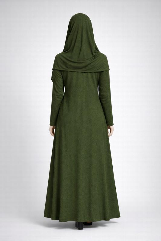 A Pile Model Elbise - Yeşil