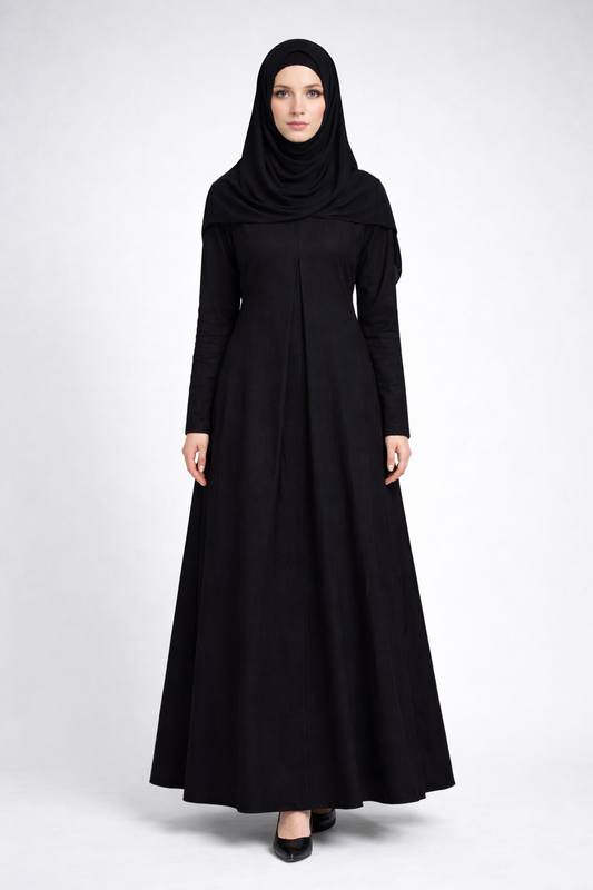 A Pile Model Elbise - Siyah