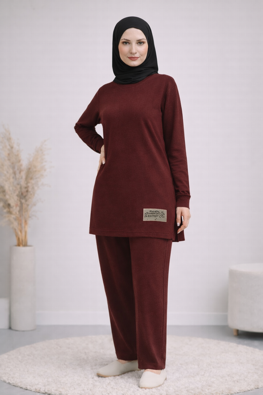 Armalı Vortex İkili Takım - Bordo